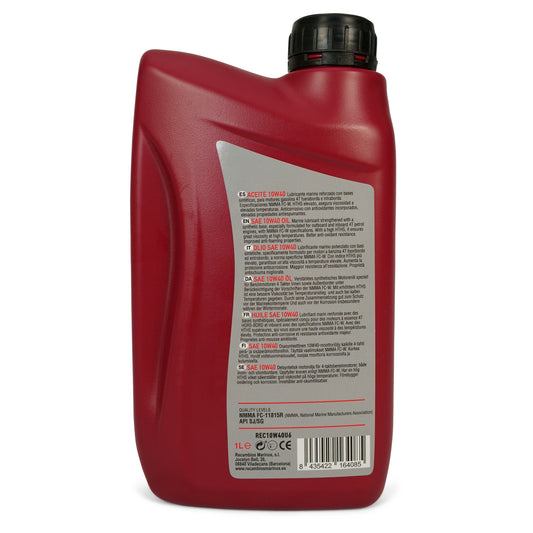 Außenborder Marine Öl Premium 10W40 – 1 Liter / 4-Takt Außenbordmotoren
