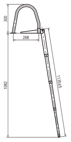 Badeleiter 4-stufig – Edelstahl A4, teleskopisch & klappbar mit Handlauf