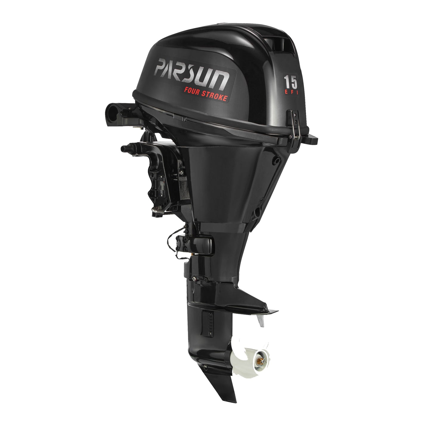 Parsun 15PS Benzin Außenborder F15AFW EFI Direkteinspritzer inkl. Ladespule 4-Takt / 2-Zylinder/ E-Start Fernschaltung