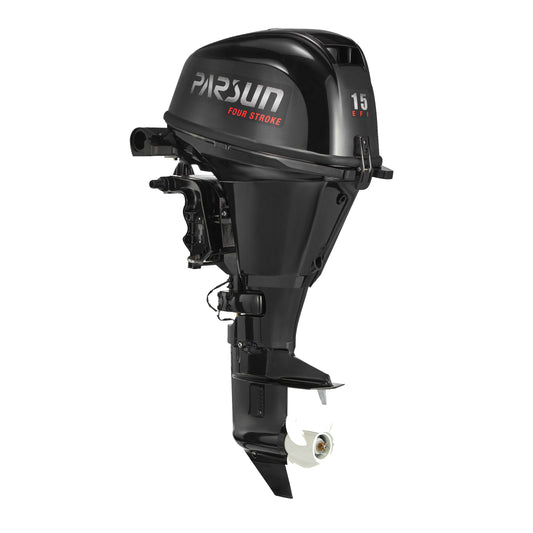 Parsun 15PS Benzin Außenborder F15AFW EFI Direkteinspritzer inkl. Ladespule 4-Takt / 2-Zylinder/ E-Start Fernschaltung