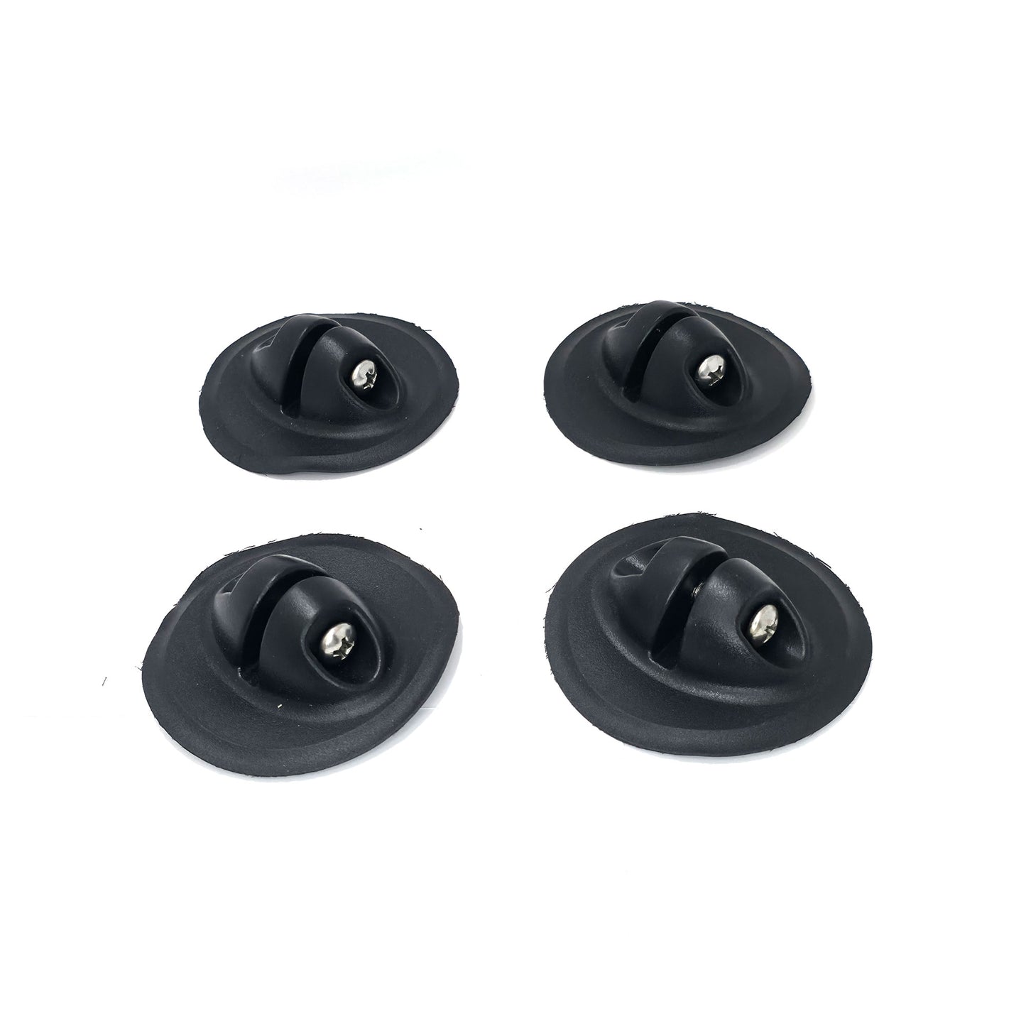 Befestigungsnoppen für Bimini & Bootsverdecke (schwarz) zum aufkleben 4 Stück