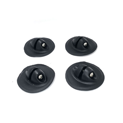 Befestigungsnoppen für Bimini & Bootsverdecke (schwarz) zum aufkleben 4 Stück