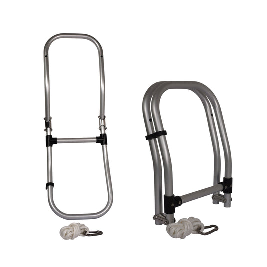 Badeleiter für Schlauchboote – 2 Stufen, klappbar & aus Aluminium 280 x 900mm