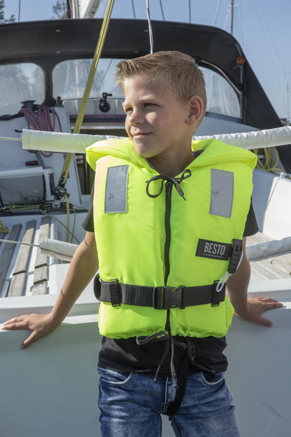 Besto Rettungsweste Gelb– Feststoffweste  Für Babys - Kleinkinder ( 0-40kg)