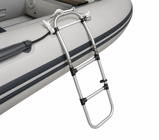 Badeleiter für Schlauchboote – 3 Stufen, klappbar & aus Aluminium 280 x 1100mm