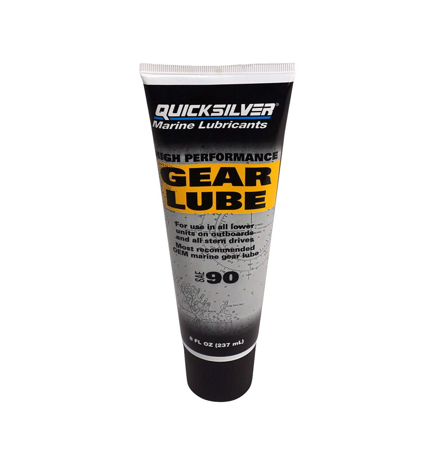 Quicksilver Hochleistungs-Getriebeschmiermittel Getriebeöl SAE90 – 2x 237 ml Tube | Premium Schutz für Außenborder & Heckantriebe