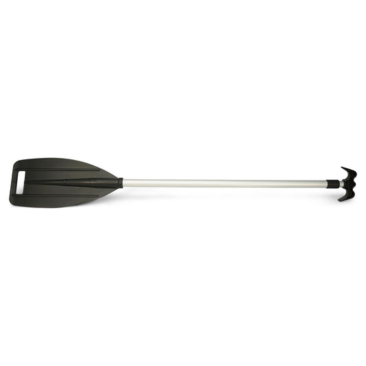 Stechpaddel Bootspaddel mit Bootshaken teleskopisch 2-in-1 ausziehbar 114-183cm