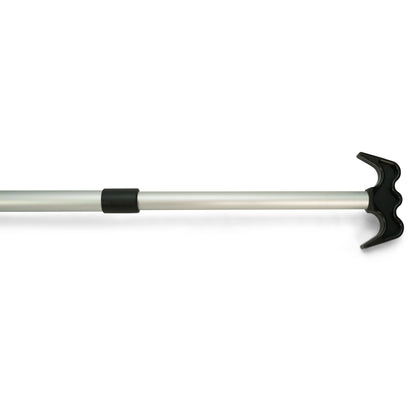 Stechpaddel Bootspaddel mit Bootshaken teleskopisch 2-in-1 ausziehbar 114-183cm