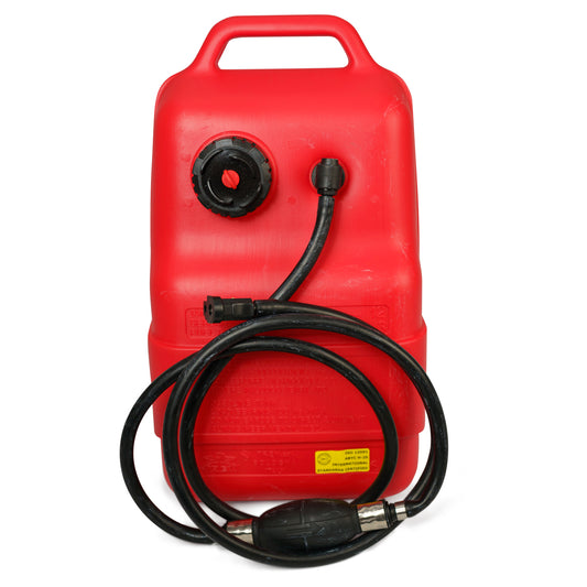 Externer Kraftstofftank 12 Liter komplettset mit Pumpschlauch und Adapter/ Yamaha-Parsun / Honda / Suzuki