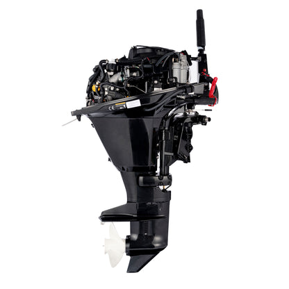 Parsun 15PS Benzin Außenborder F15ABM EFI Direkteinspritzer inkl. Ladespule 4-Takt / 2-Zylinder/ Handstart Pinnensteuerung