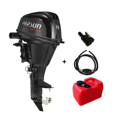 Parsun 15PS Benzin Außenborder F15AFW EFI Direkteinspritzer inkl. Ladespule 4-Takt / 2-Zylinder/ E-Start Fernschaltung