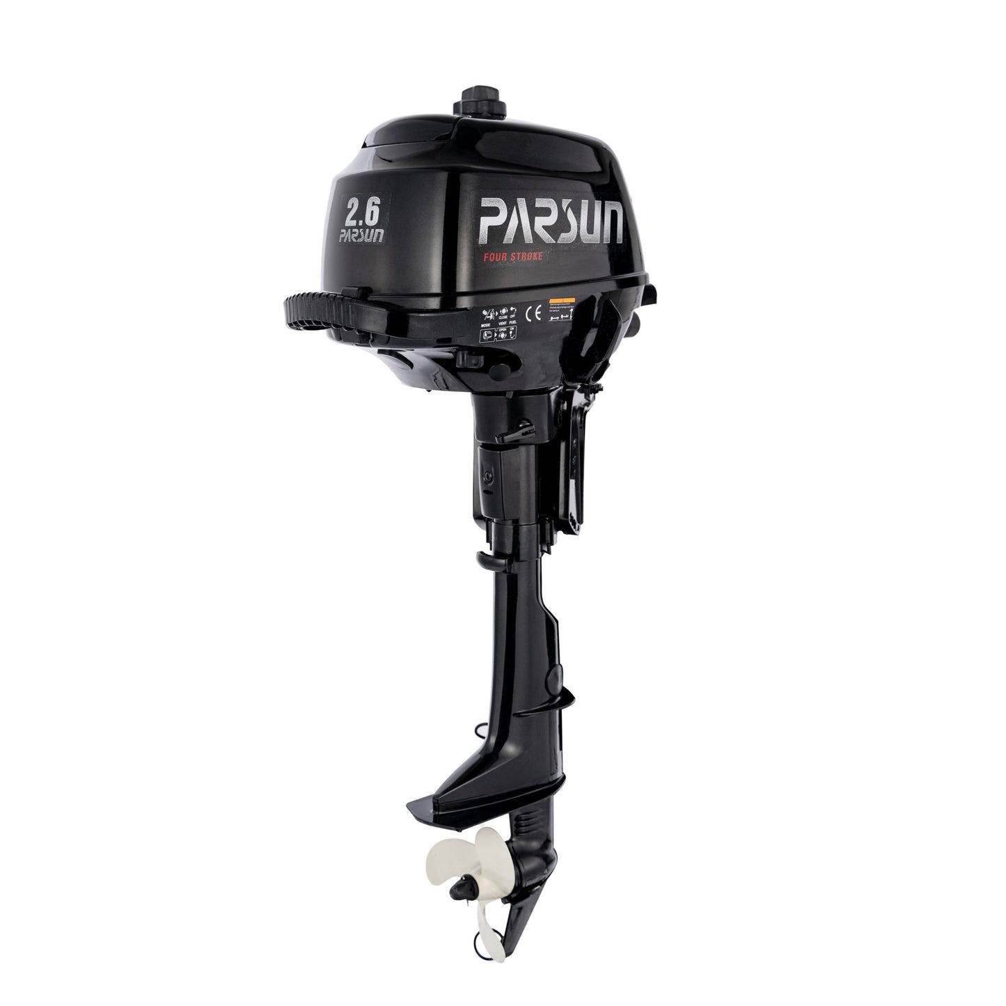 Parsun 2.6PS Benzin Außenborder F2.6BM / 4-Takt / 1-Zylinder / Handstart Pinnensteuerung