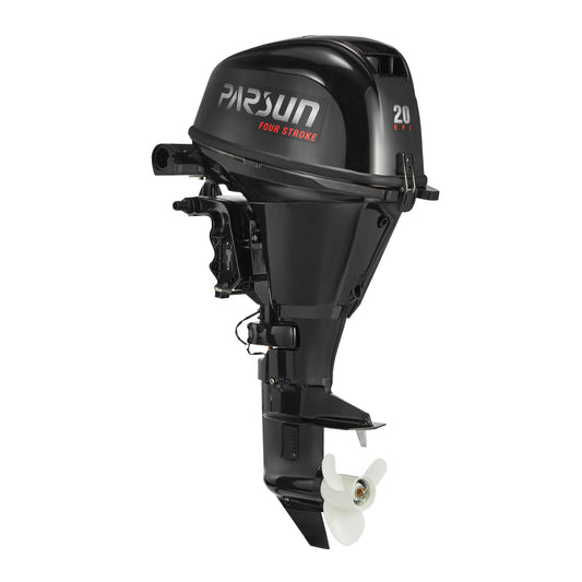 Parsun 20PS Benzin Außenborder F20AFW EFI Direkteinspritzer inkl. Ladespule 4-Takt / 2-Zylinder/ E-Start + Fernschaltung