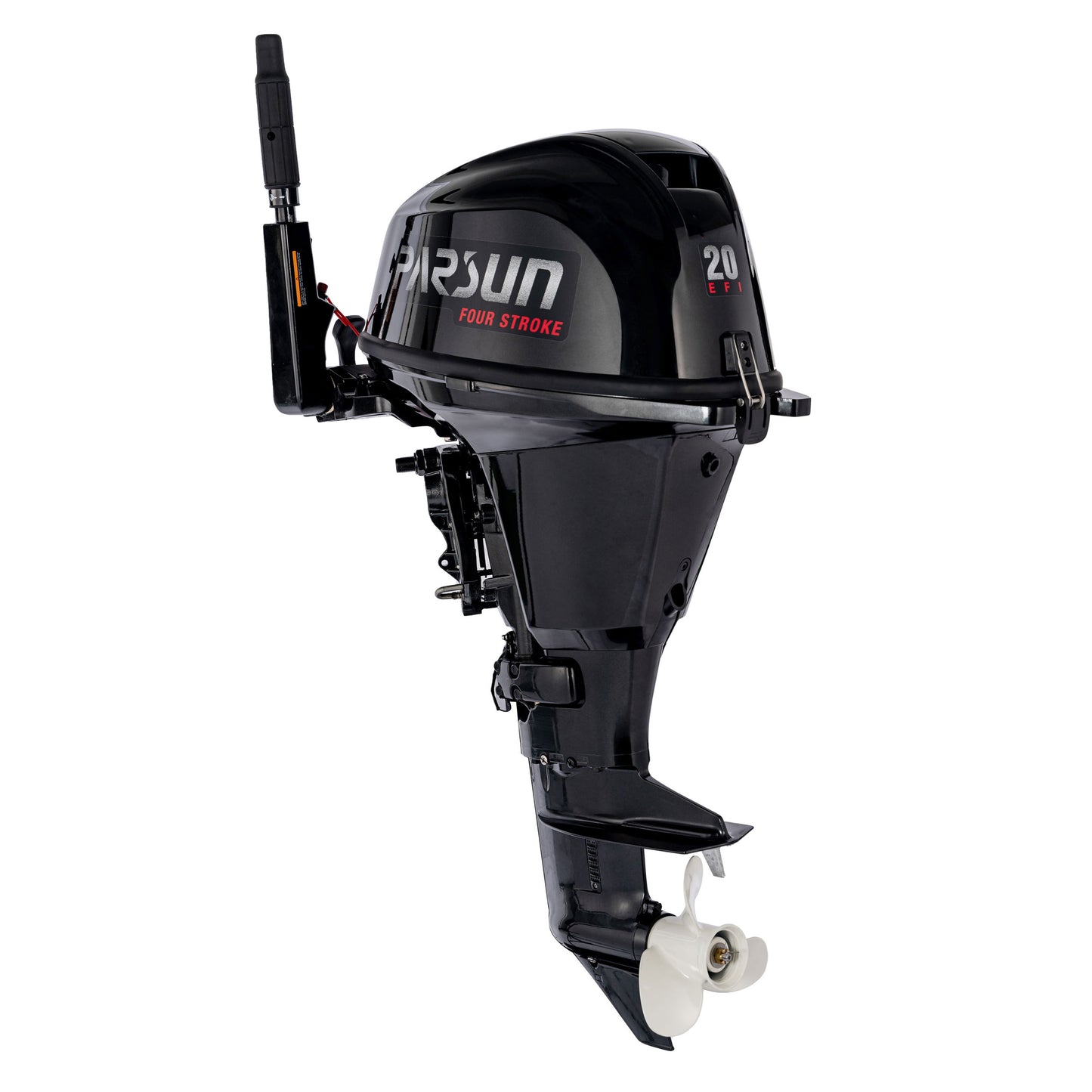 Parsun 20PS Benzin Außenborder F20ABM EFI Direkteinspritzer inkl. Ladespule 4-Takt / 2-Zylinder/ Handstart Pinnensteuerung