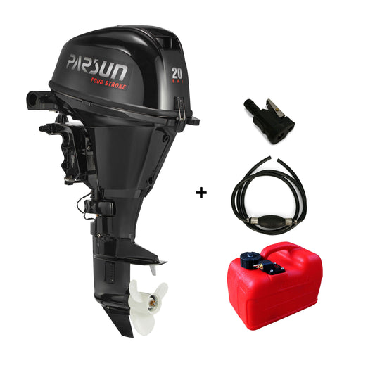 Parsun 20PS Benzin Außenborder F20AFW EFI Direkteinspritzer inkl. Ladespule 4-Takt / 2-Zylinder/ E-Start + Fernschaltung