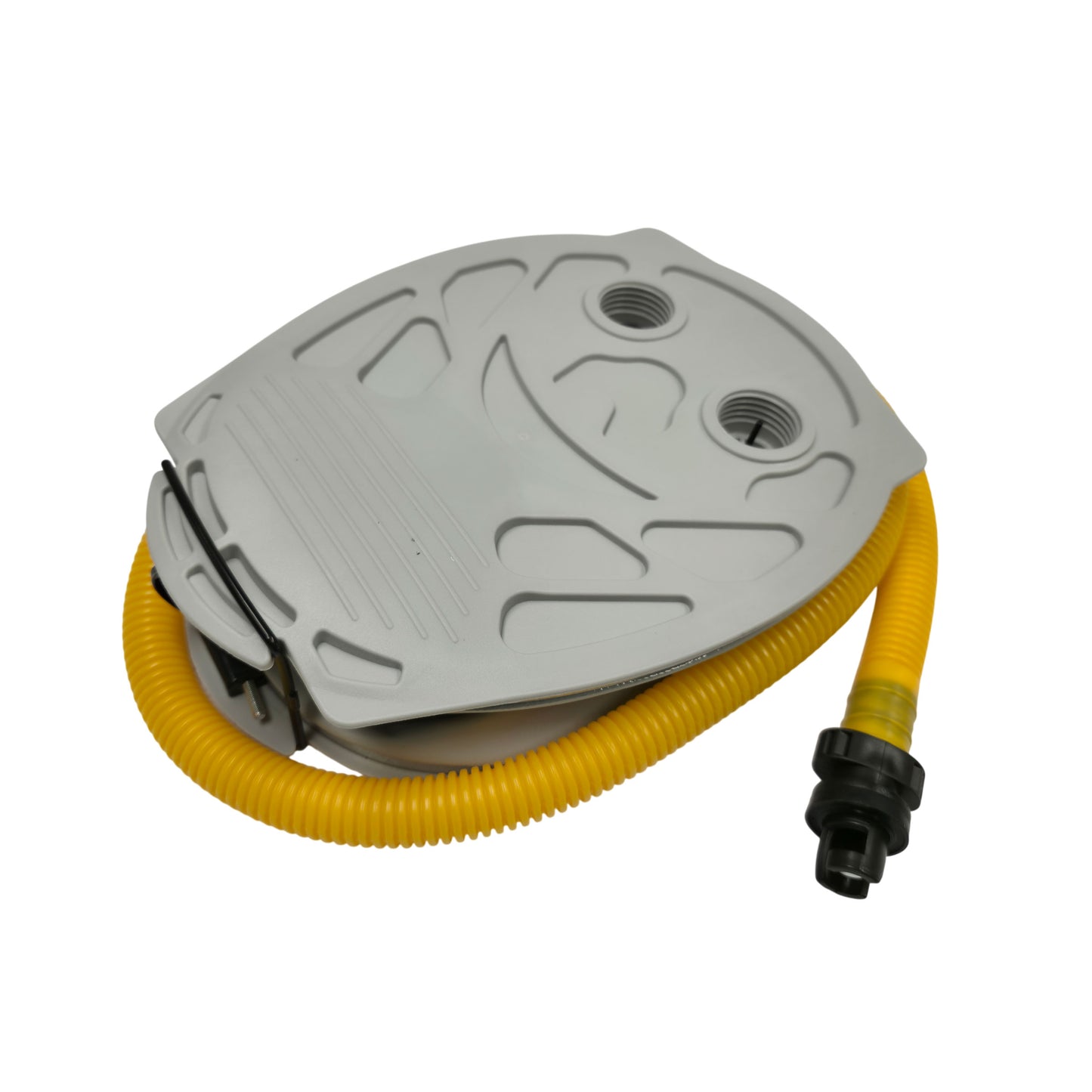 Fußpumpe für Schlauchboote mit HR-Adapter / Luftpumpe für Boote mit Halkey Roberts Ventilen