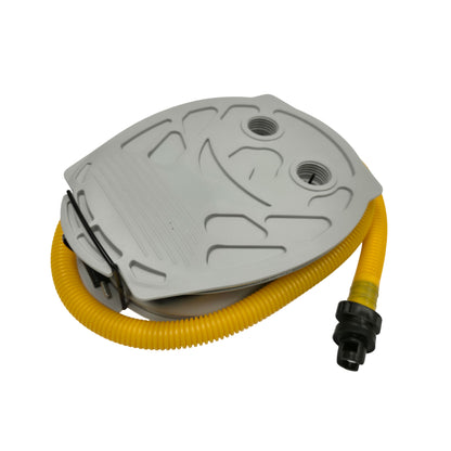 Fußpumpe für Schlauchboote mit HR-Adapter / Luftpumpe für Boote mit Halkey Roberts Ventilen