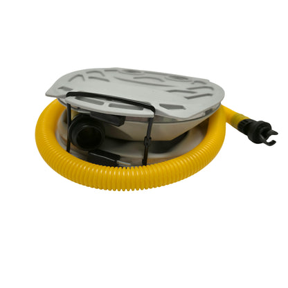 Fußpumpe für Schlauchboote mit HR-Adapter / Luftpumpe für Boote mit Halkey Roberts Ventilen