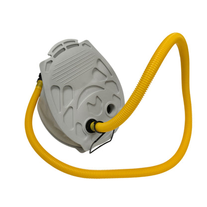 Fußpumpe für Schlauchboote mit HR-Adapter / Luftpumpe für Boote mit Halkey Roberts Ventilen