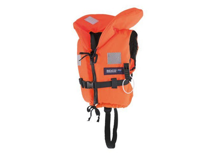 Rettungsweste Orange BESTO ECON– Feststoffweste für Wassersport & Freizeit / Für Babys - Kleinkinder ( 0-40kg)