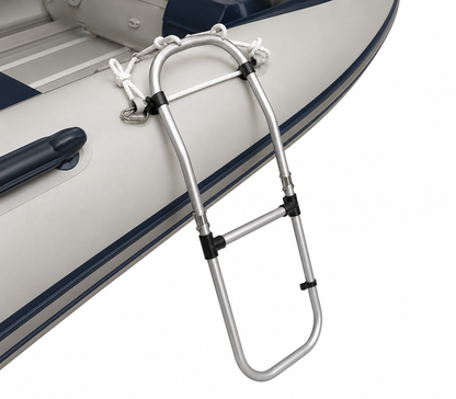 Badeleiter für Schlauchboote – 2 Stufen, klappbar & aus Aluminium 280 x 900mm