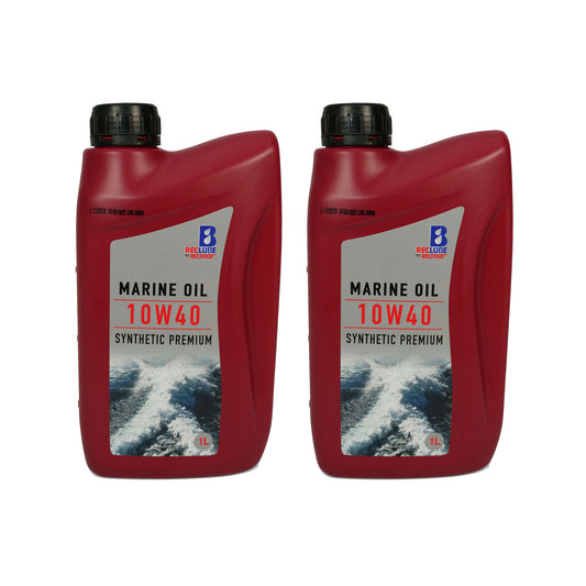 Außenborder Motorenöl Marine Öl Premium 10W40 – 2 Liter / 4-Takt Außenbordmotoren 2 x 1 Liter