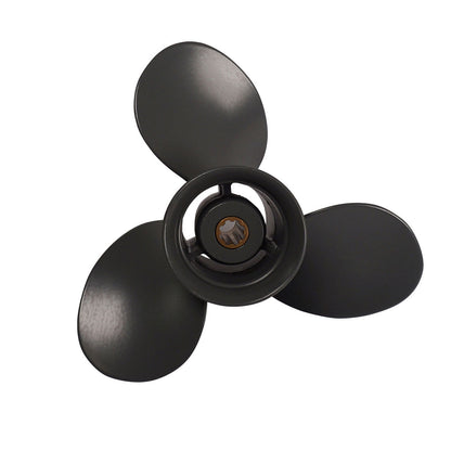 Propeller für Honda Außenborder 8 bis 20 PS, 9 1/4" Durchmesser, 10" Steigung, mit 8 Zähnen, Aluminium anthrazit/grau