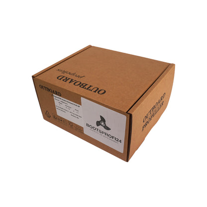 Propeller für Honda Außenborder 8 bis 20 PS, 9 1/4" Durchmesser, 11" Steigung, mit 8 Zähnen, Aluminium anthrazit/grau