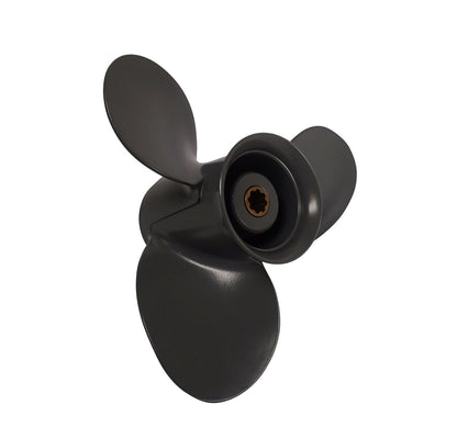 Propeller für Honda Außenborder 8 bis 20 PS, 9 1/4" Durchmesser, 8" Steigung, mit 8 Zähnen, Aluminium anthrazit/grau (Ersetzt Honda 58130-ZV4-703ZB)