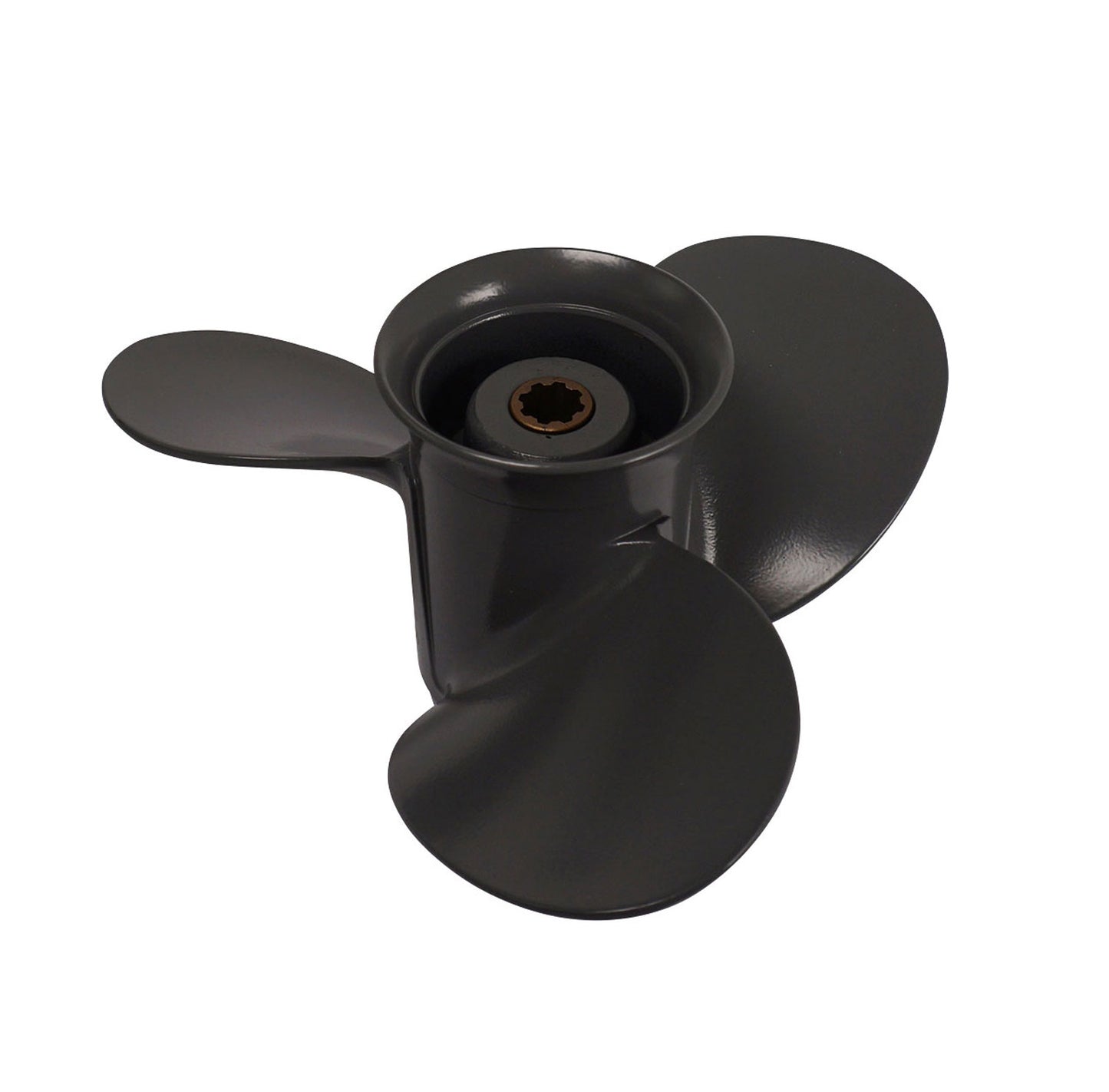 Propeller für Honda Außenborder 8 bis 20 PS, 9 1/4" Durchmesser, 8" Steigung, mit 8 Zähnen, Aluminium anthrazit/grau (Ersetzt Honda 58130-ZV4-703ZB)