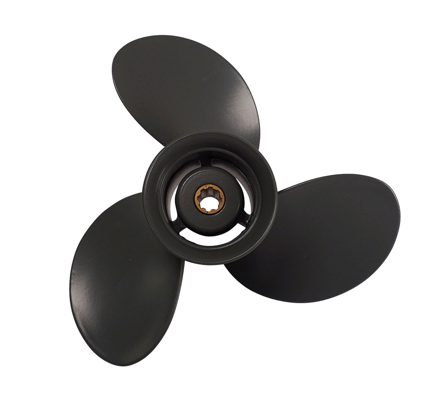 Propeller für Honda Außenborder 8 bis 20 PS, 9 1/4" Durchmesser, 9" Steigung, mit 8 Zähnen, Aluminium anthrazit/grau (Ersetzt Honda 58130-ZV4-030ZB)