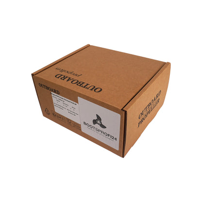 Propeller für Honda Außenborder 8 bis 20 PS, 9 1/4" Durchmesser, 9" Steigung, mit 8 Zähnen, Aluminium anthrazit/grau (Ersetzt Honda 58130-ZV4-030ZB)