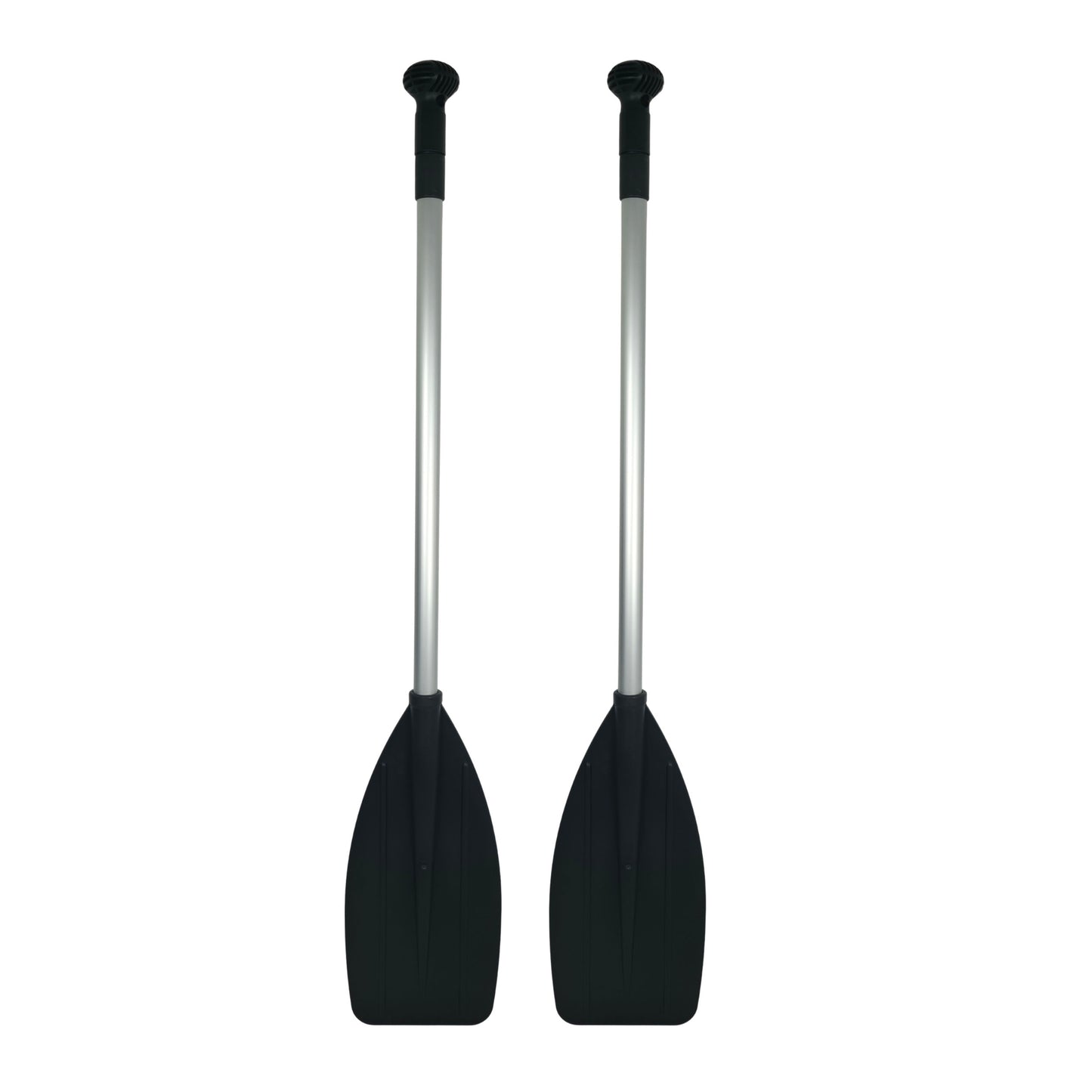 2er Set Teleskop-Paddel aus Aluminium (98–150 cm) / Ergonomischer Rundgriff für sicheren Halt