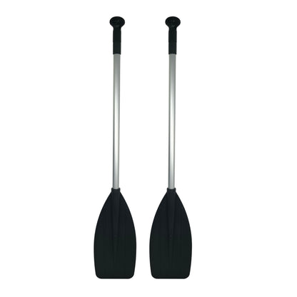2er Set Teleskop-Paddel aus Aluminium (98–150 cm) / Ergonomischer Rundgriff für sicheren Halt