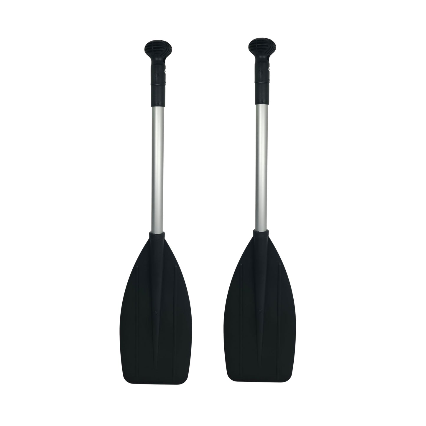 2er Set Teleskop-Paddel aus Aluminium (75–105 cm) / Ergonomischer Rundgriff für sicheren Halt