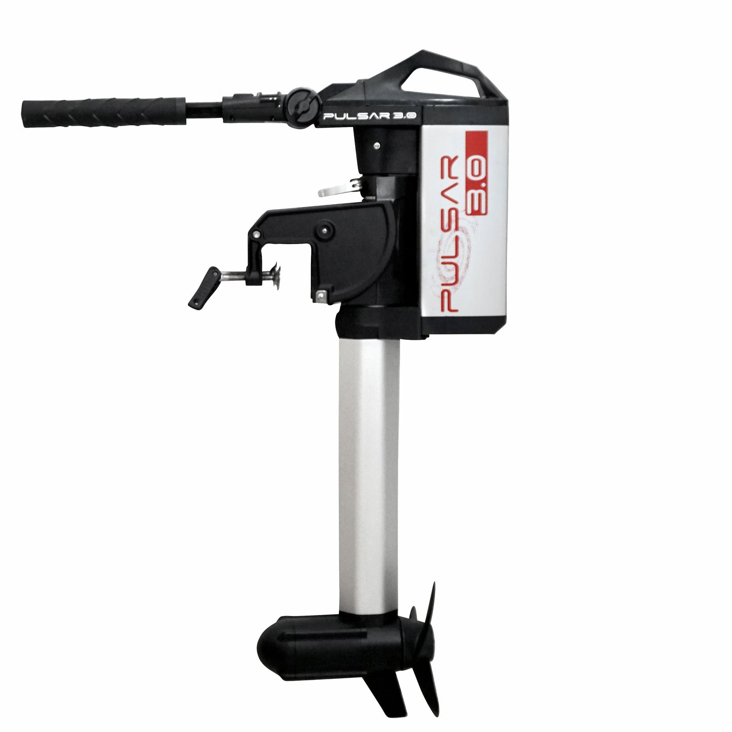 PULSAR 3.0 Elektro-Außenborder – 1030W / 110 LBS / LiPo-Akku 29,6V / 30Ah / 900Wh – Kurzschaft und Langschaft