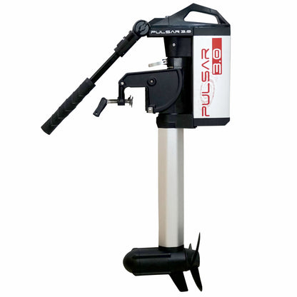 PULSAR 3.0 Elektro-Außenborder – 1030W / 110 LBS / LiPo-Akku 29,6V / 30Ah / 900Wh – Kurzschaft und Langschaft