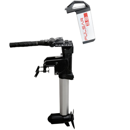 PULSAR 3.0 Elektro-Außenborder – 1030W / 110 LBS / LiPo-Akku 29,6V / 30Ah / 900Wh – Kurzschaft und Langschaft