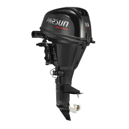 Parsun 15PS Benzin Außenborder F15AFW EFI Direkteinspritzer inkl. Ladespule 4-Takt / 2-Zylinder/ E-Start Fernschaltung