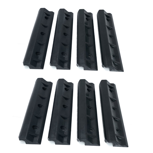 Halterung für verschiebbare / variable Sitzbänke von Schlauchbooten 8 Stück 20cm breit