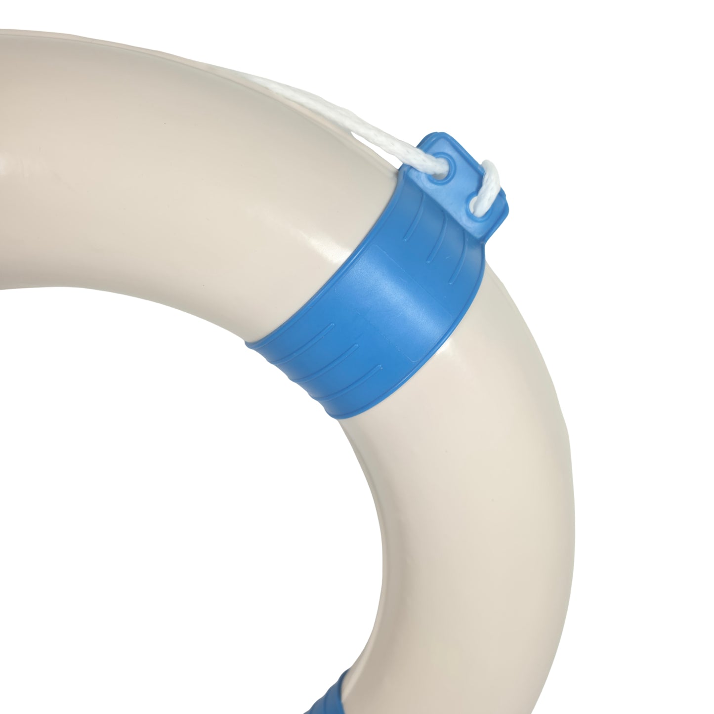 2er Set Rettungsring blau/weiß mit Sicherheitsleine 57cm Durchmesser – Robust und Zuverlässig